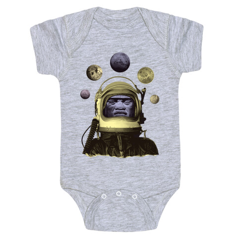 Space Olmec Baby One-Piece