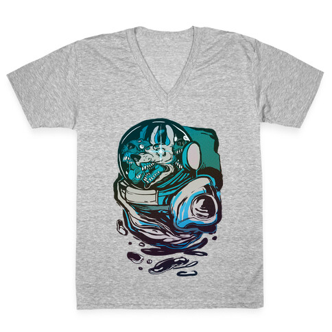 Space Madness V-Neck Tee Shirt