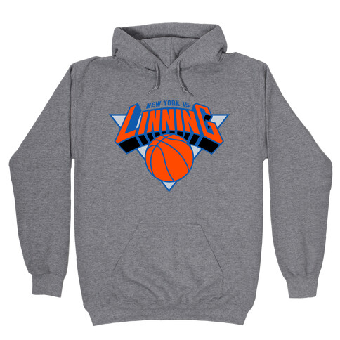 For The Lin blue Hooded Sweatshirt