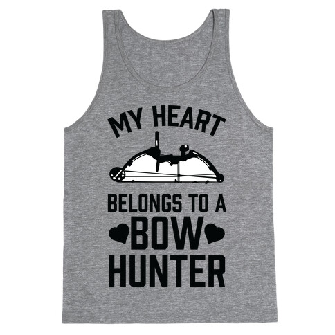 My Heart Belongs To A Bow Hunter Tank Top