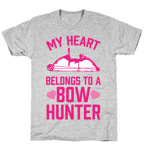 My Heart Belongs To A Bow Hunter T-Shirt