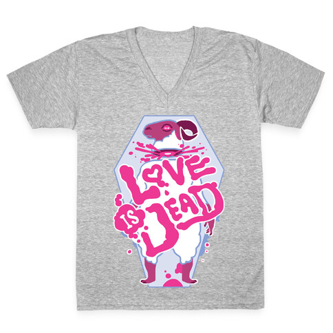 Love Is Dead V-Neck Tee Shirt