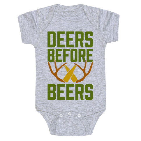 Deers Before Beers Baby One-Piece