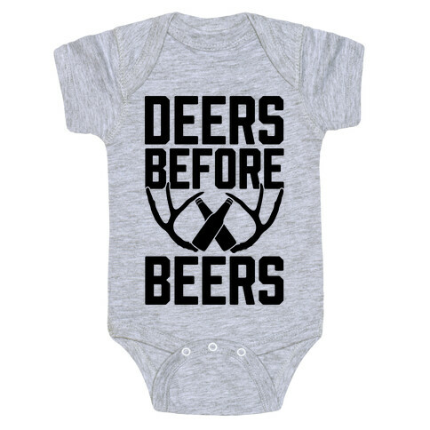 Deers Before Beers Baby One-Piece