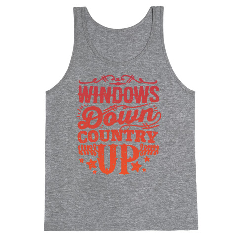 Windows Down Country Up Tank Top