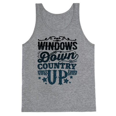 Windows Down Country Up Tank Top