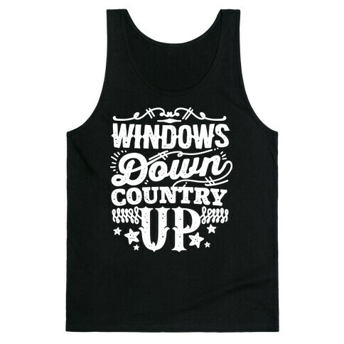 Windows Down Country Up Tank Top
