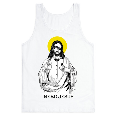 Nerd Jesus Tank Top