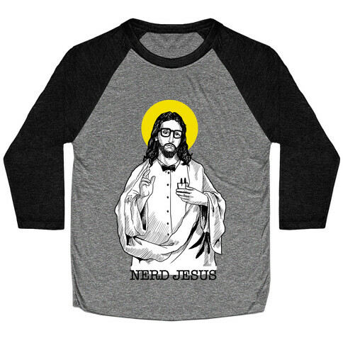 Nerd Jesus Baseball Tee