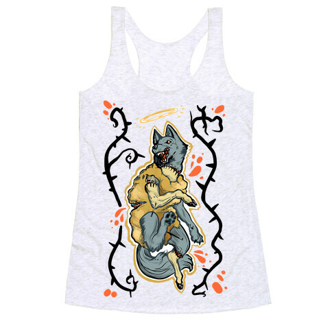 Wolf in Sheep's Clothing Racerback Tank Top