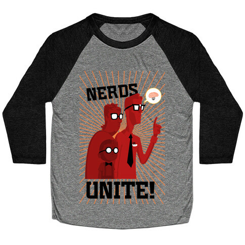 Nerds Unite Baseball Tee