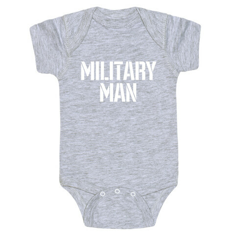 Military Man Baby One-Piece