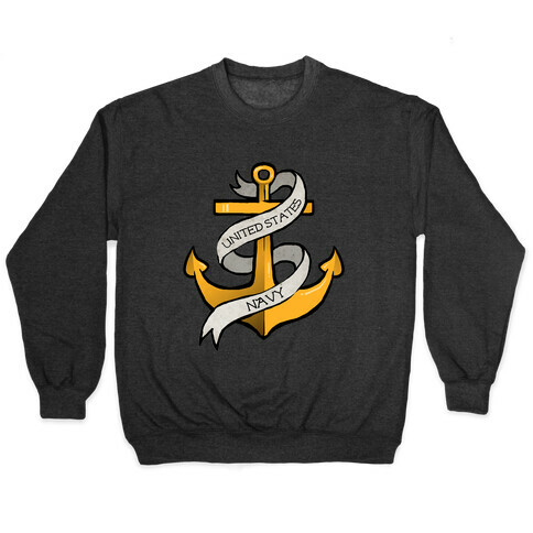 Navy Anchor Pullover