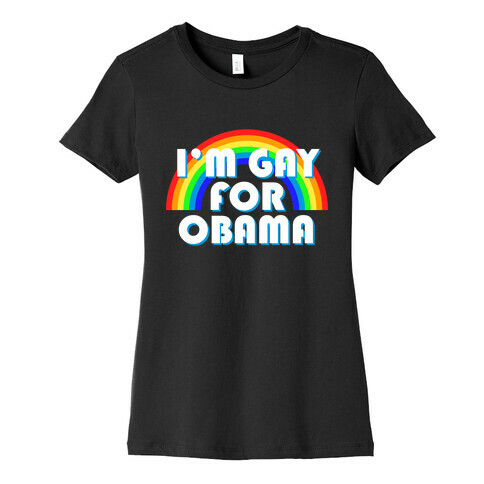 Gays Love Obama Womens T-Shirt