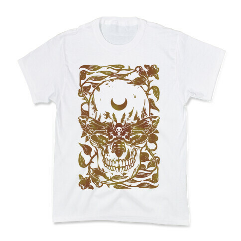 Skull Moth Kids T-Shirt