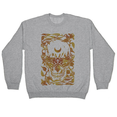 Skull Moth Pullover