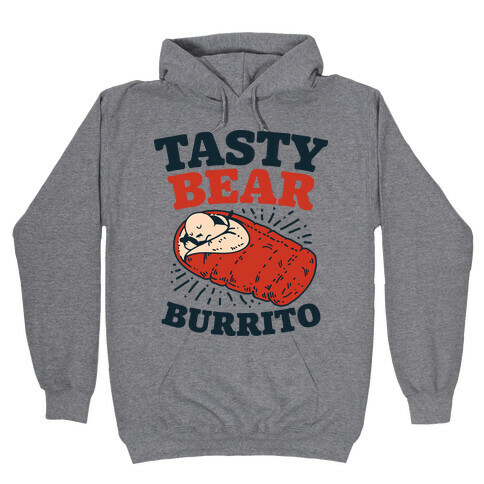 Tasty Bear Burrito Hooded Sweatshirt