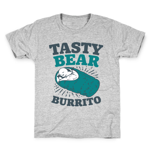 Tasty Bear Burrito Kids T-Shirt