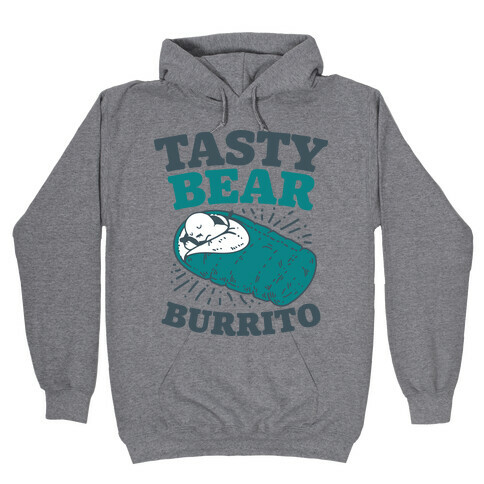 Tasty Bear Burrito Hooded Sweatshirt