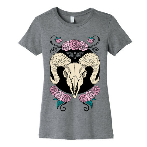 Skull of Ram Womens T-Shirt