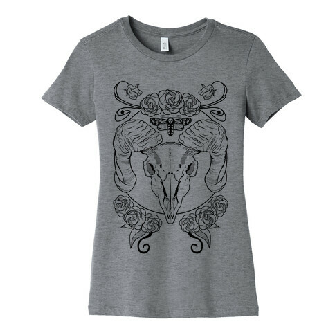 Skull of Ram Womens T-Shirt