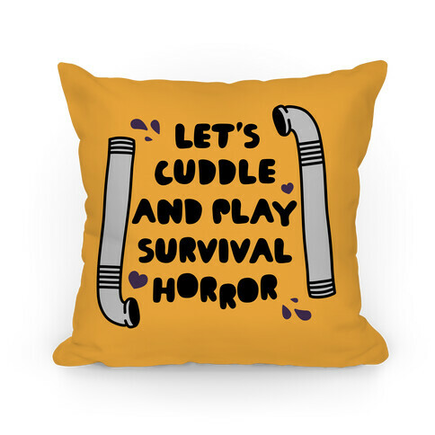 Let's Cuddle and Play Survival Horror Pillow