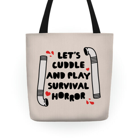 Let's Cuddle and Play Survival Horror Tote