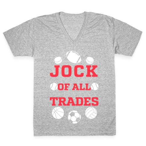 Jock Of all Trades V-Neck Tee Shirt