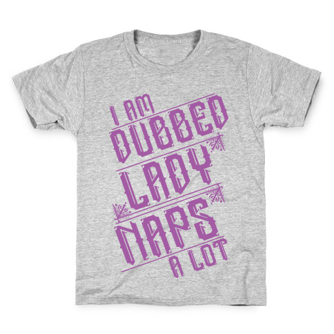 Lady Naps A Lot Kids T-Shirt