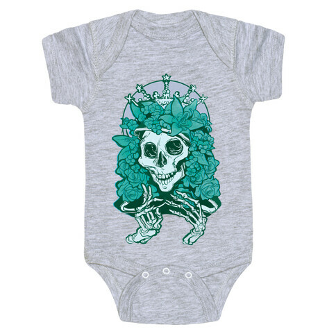 Mother's Lovely Skull Baby One-Piece