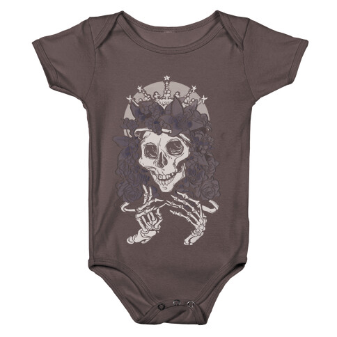 Mother's Lovely Skull Baby One-Piece