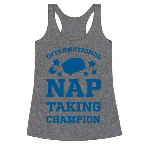 International Nap Taking Champion Racerback Tank Top