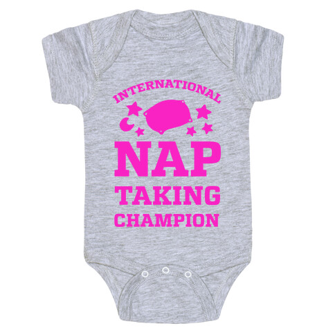 International Nap Taking Champion Baby One-Piece