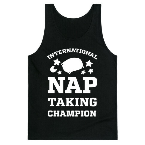 International Nap Taking Champion Tank Top