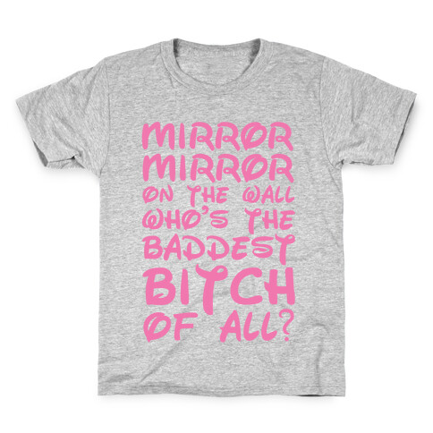 Mirror Mirror On the Wall Kids T-Shirt