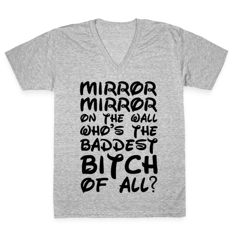 Mirror Mirror On the Wall V-Neck Tee Shirt