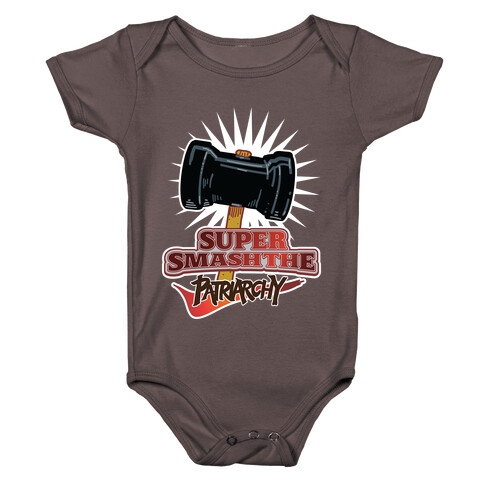 Super Smash The Patriarchy Baby One-Piece