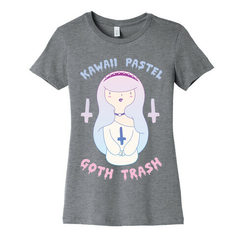 Kawaii Pastel Goth Trash Womens T-Shirt