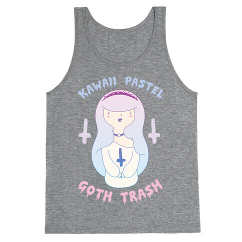 Kawaii Pastel Goth Trash Tank Top