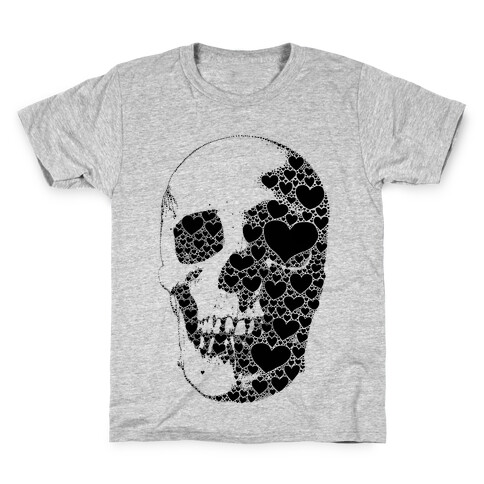 Heart Skull Kids T-Shirt