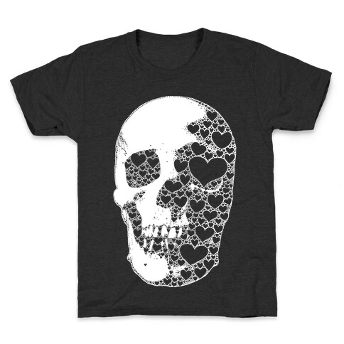 Heart Skull Kids T-Shirt