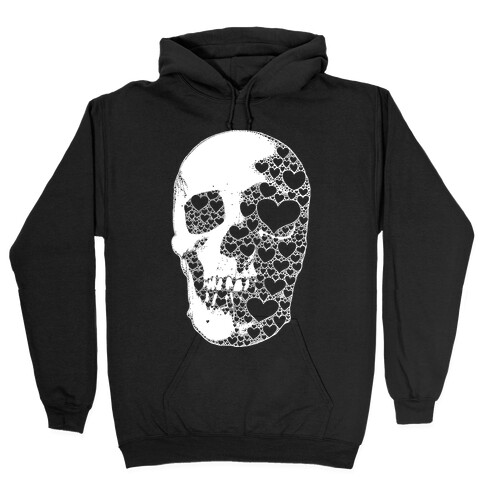 Heart Skull Hooded Sweatshirt