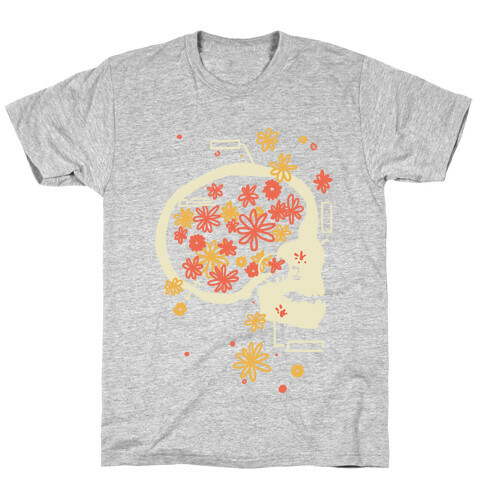 Terminal Daydream Flower Skull T-Shirt