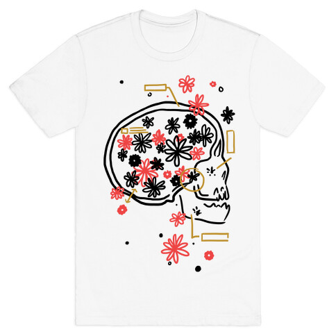 Terminal Daydream Flower Skull T-Shirt