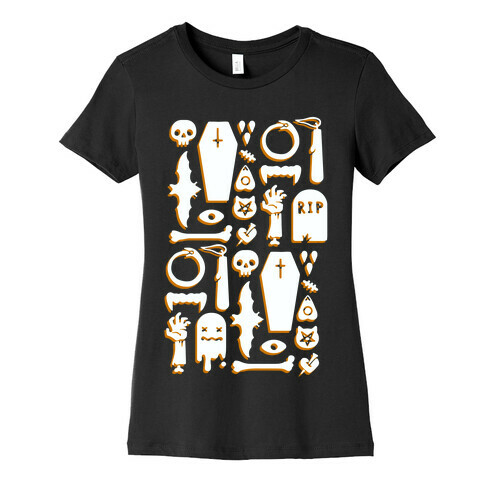 Simple Halloween Pattern Womens T-Shirt