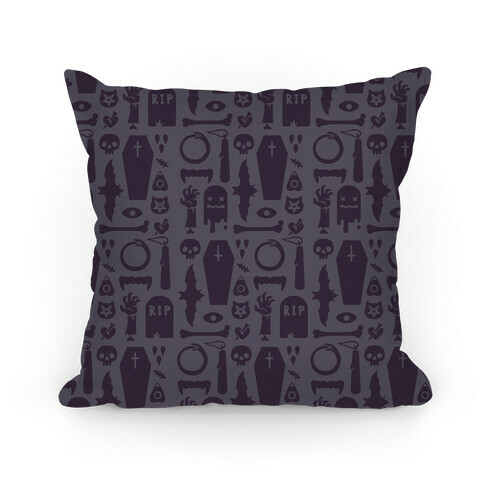 Simple Halloween Pattern Pillow