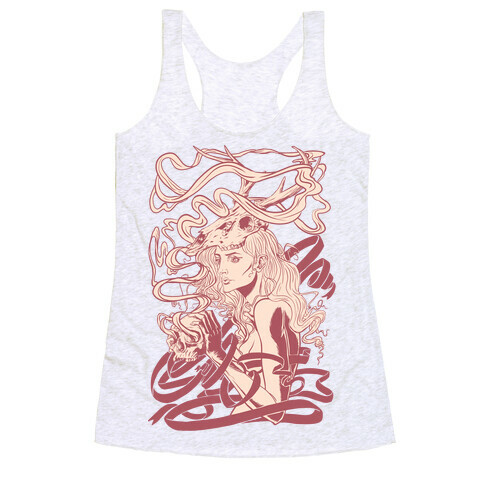 Skull Witch Racerback Tank Top