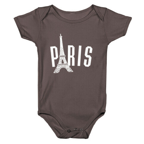 Paris (on dark) Baby One-Piece