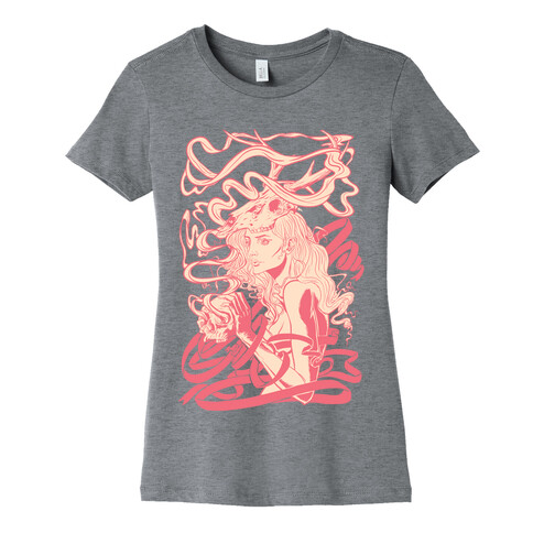 Skull Witch Womens T-Shirt