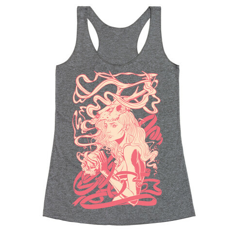 Skull Witch Racerback Tank Top